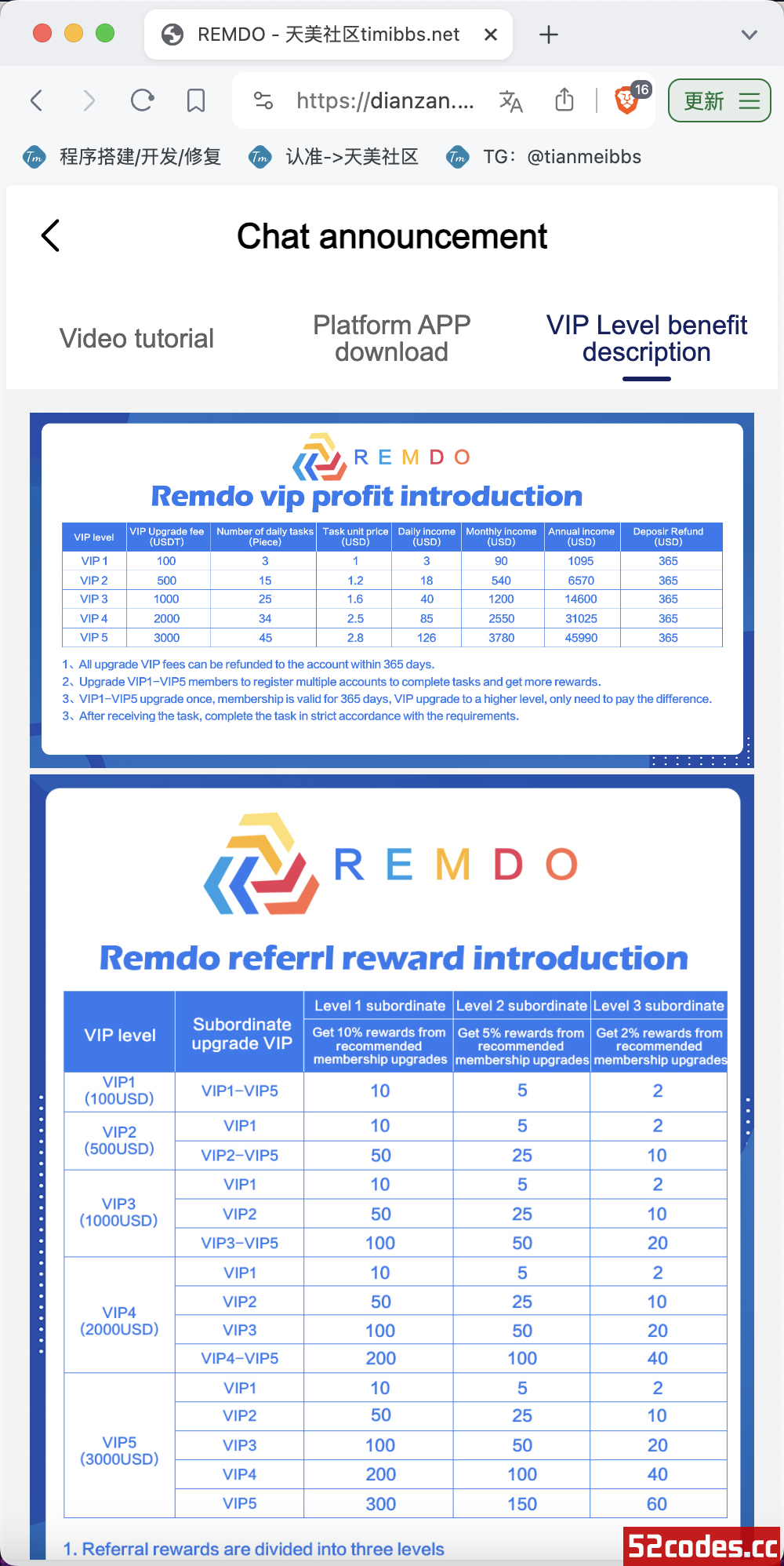 REMDO海外点赞刷单投资理财源码/英文刷单理财盘/vue编译后前端